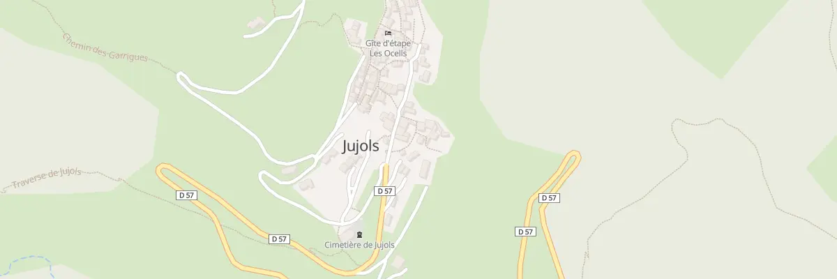 Plan du 9005 Le Village à Jujols