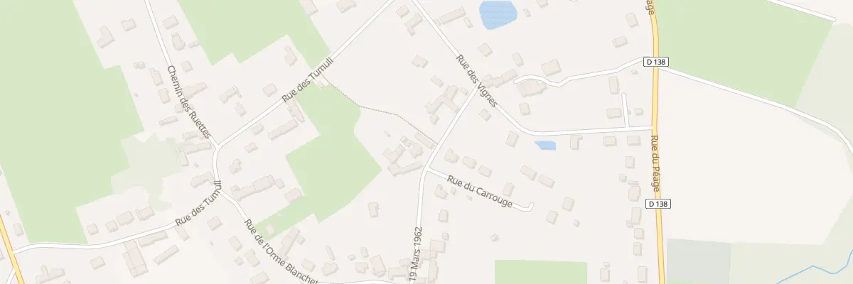 Plan du 23 Rue du 19 Mars 1962 à Chambon-la-Forêt
