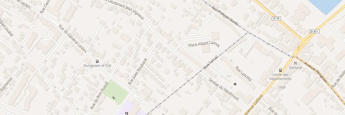 Plan du 60 Rue Lieutenant J Vigneux à Saint-Gratien
