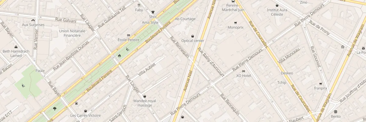Plan du 81 Av Niel à Paris 17e Arrondissement