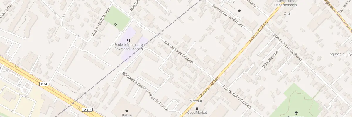 Plan du 137 Rue de Saint-Gratien à Épinay-sur-Seine
