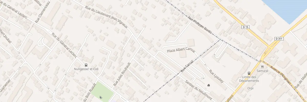 Plan du 59B Rue Lieutenant J Vigneux à Saint-Gratien