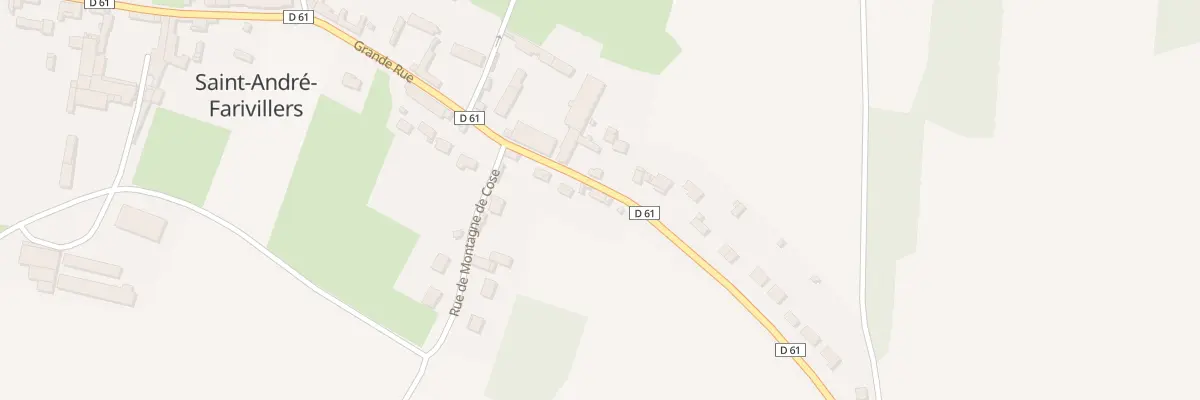 Plan du 116 Gr Grande Rue à Saint-André-Farivillers