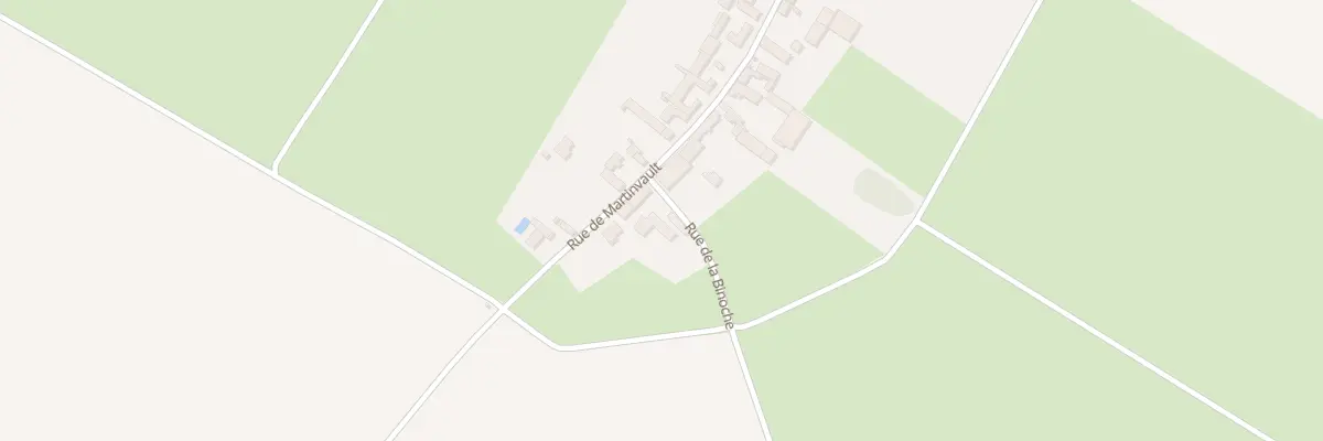 Plan du 2 Rue de la Binoche à Yèvre-la-Ville