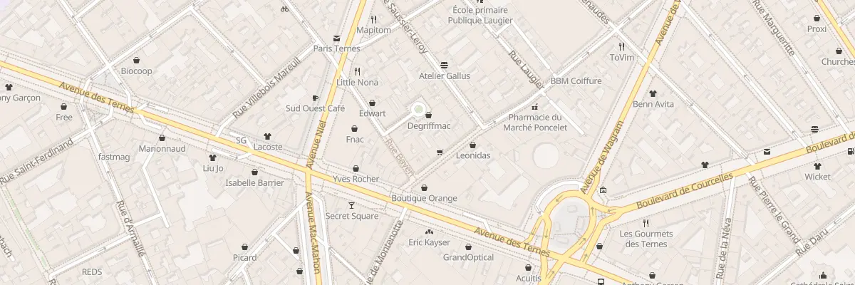 Plan du 6 Pl Boulnois à Paris 17e Arrondissement