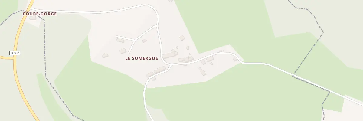 Plan du 5003 Le Sumergues à Lignareix