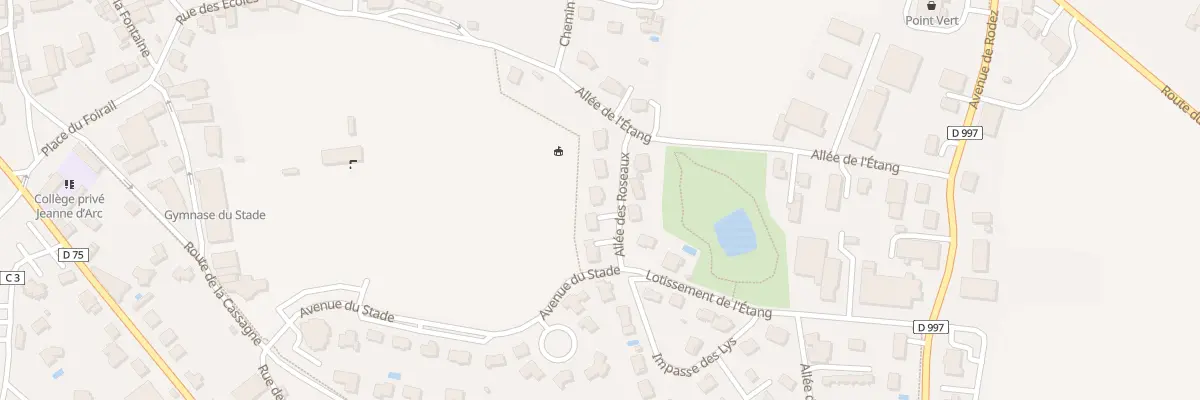 Plan du 5 Lot de l’Etang à Rignac
