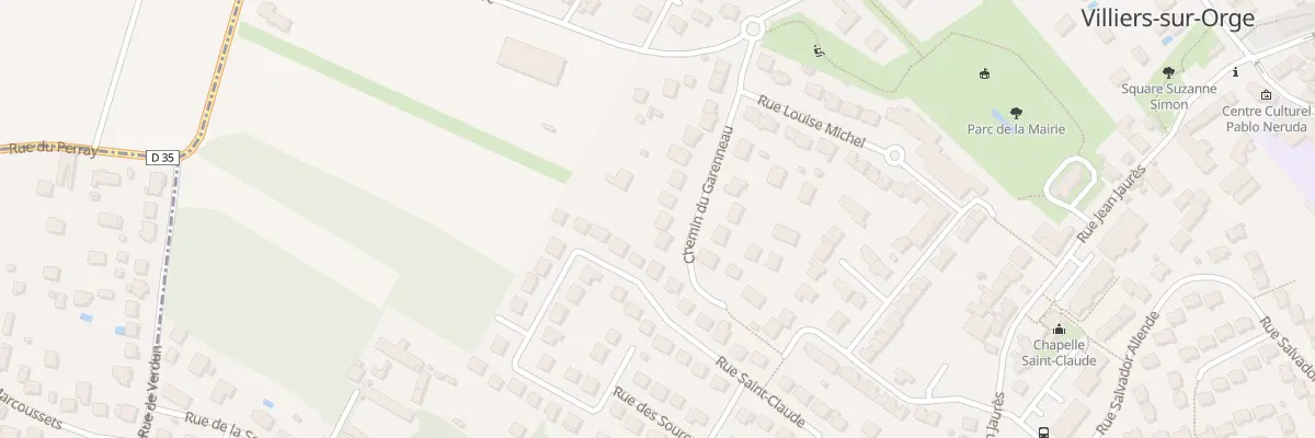 Plan du 18 Che du Garenneau à Villiers-sur-Orge
