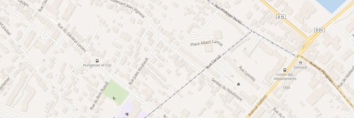 Plan du 62 Rue Lieutenant J Vigneux à Saint-Gratien