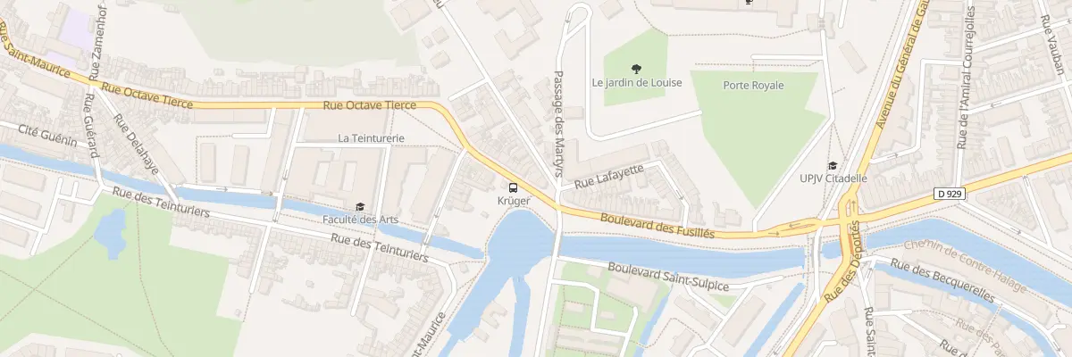 Plan du 6 Rue Octave Tierce à Amiens