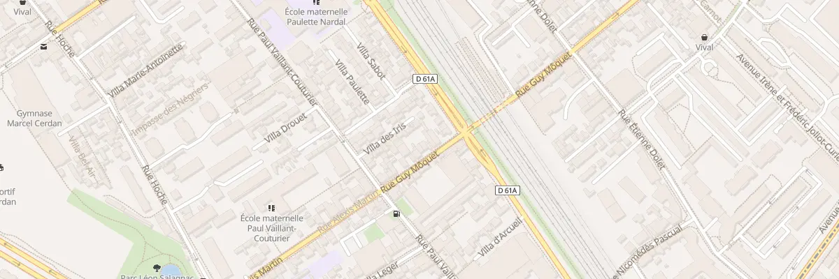 Plan du 96 Rue Guy Moquet à Malakoff
