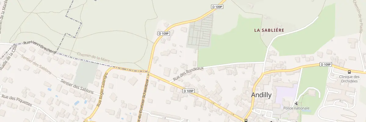 Plan du 6 Rue des Rondeaux à Andilly