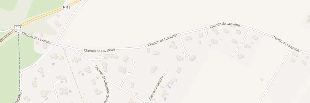 Plan du 57 Che de Lavalette Villalbe à Carcassonne