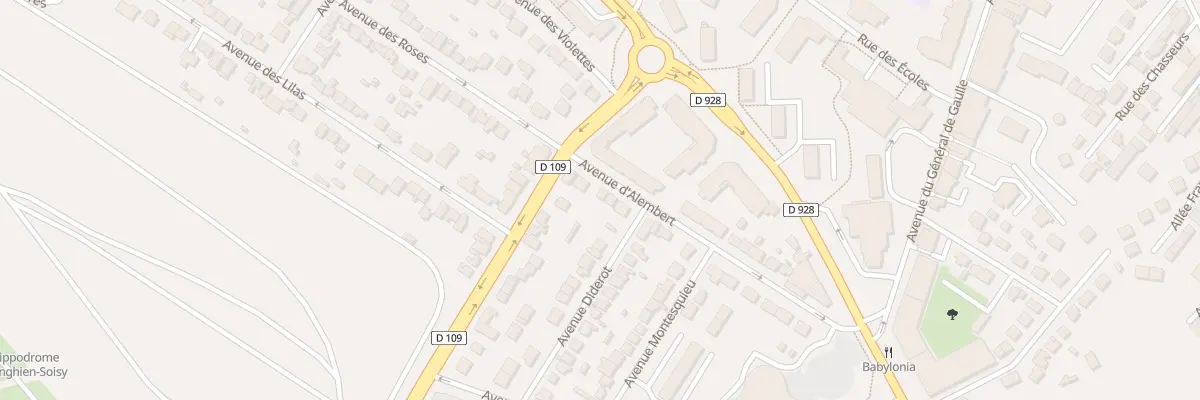 Plan du 25 Av d’Alembert à Soisy-sous-Montmorency