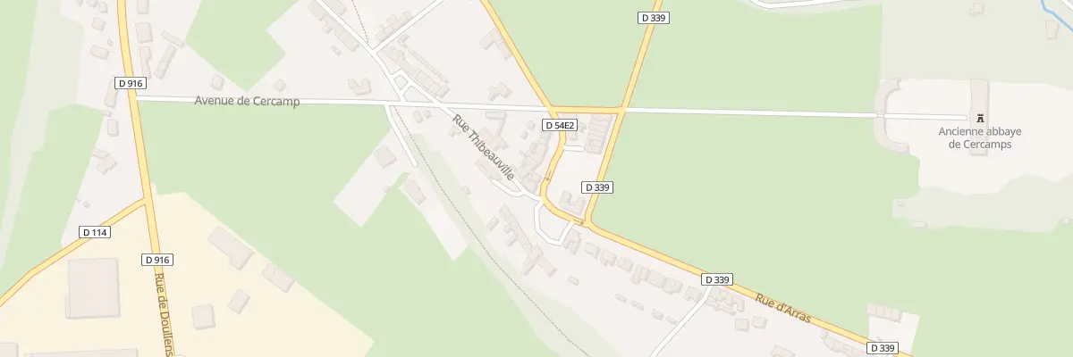 Plan du 80 Rue du Maréchal Joffre à Frévent