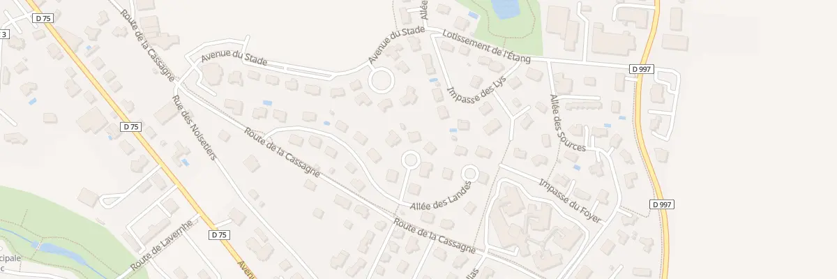 Plan du 18 Lot des Landes à Rignac