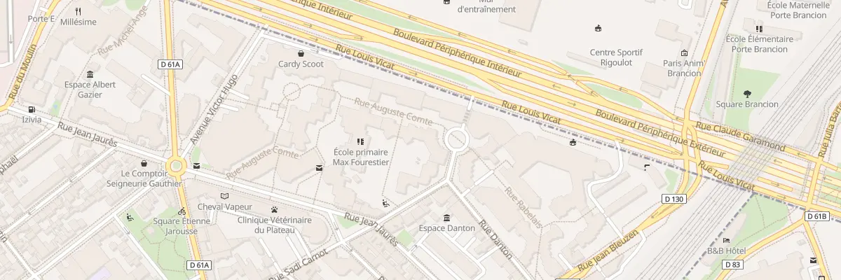 Plan du 109 Rue Sadi Carnot à Vanves