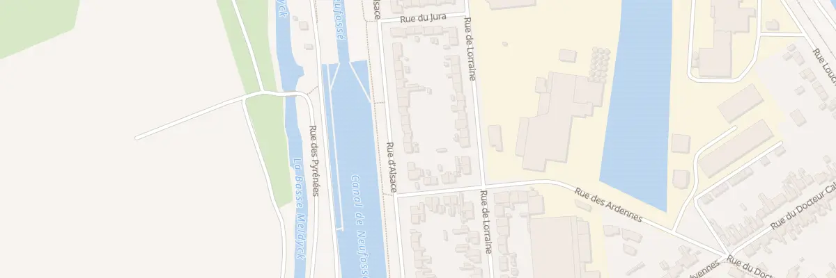 Plan du 56 Rue d’Alsace à Arques