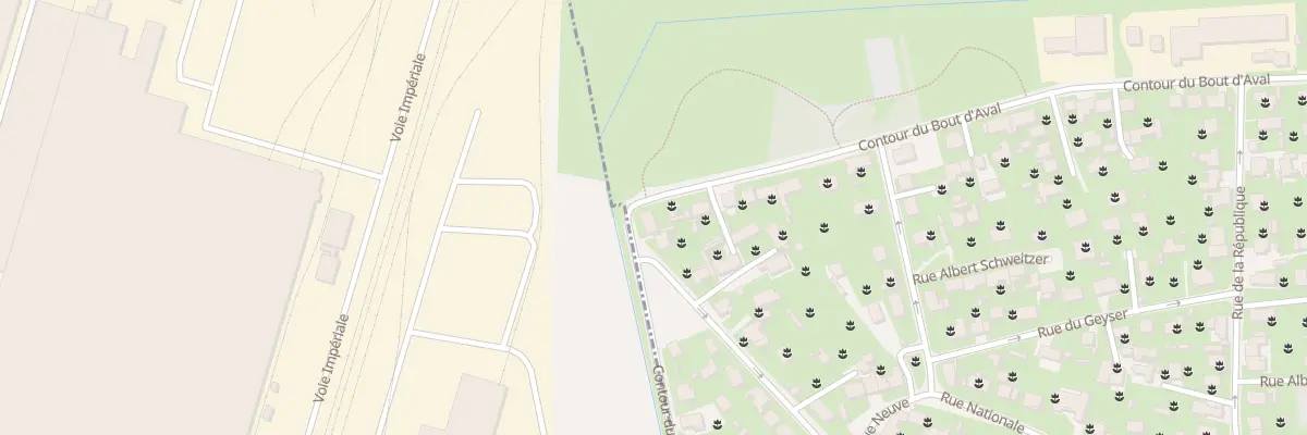 Plan du 60 Rue de la Plage Fort Mardyck à Dunkerque