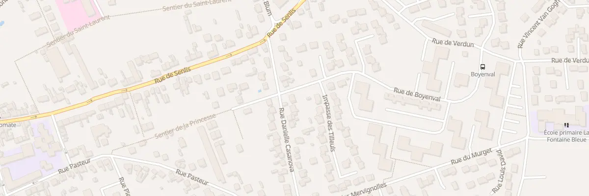 Plan du 15 Rue Daniele Casanova à Beaumont-sur-Oise