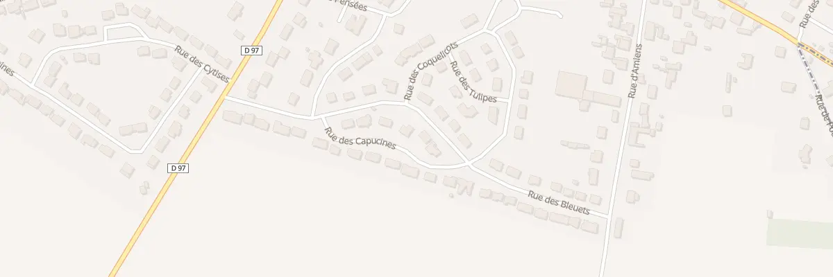 Plan du 23 Rue des Bleuets à Bertangles