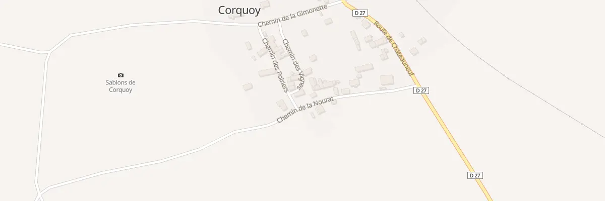 Plan du 11 Che de la Nourat à Corquoy
