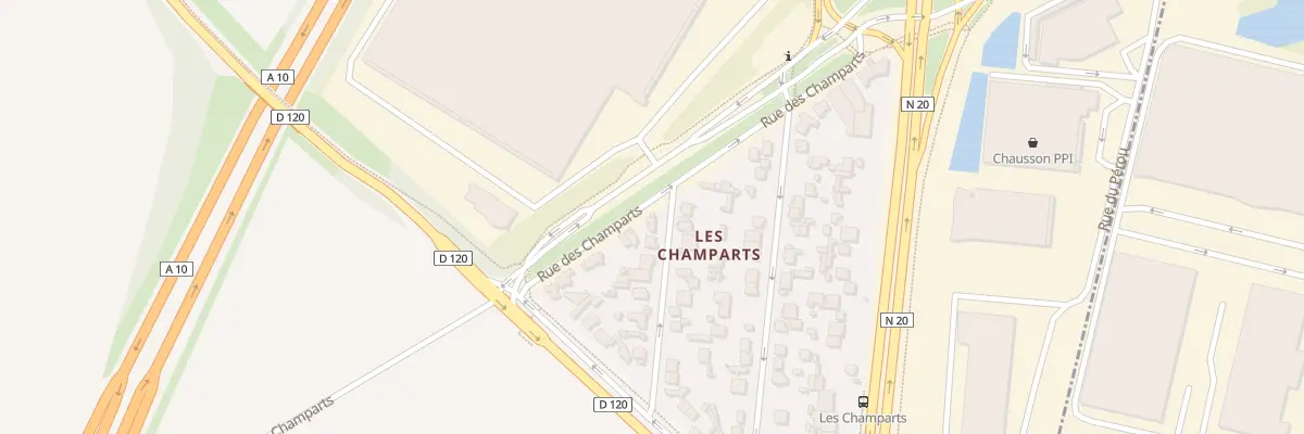 Plan du 1 Rue des Fleurs à Massy