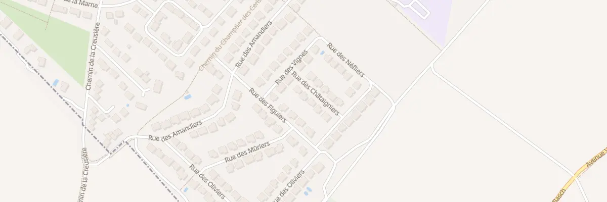 Plan du 4 Rue des Chataigniers à Longjumeau