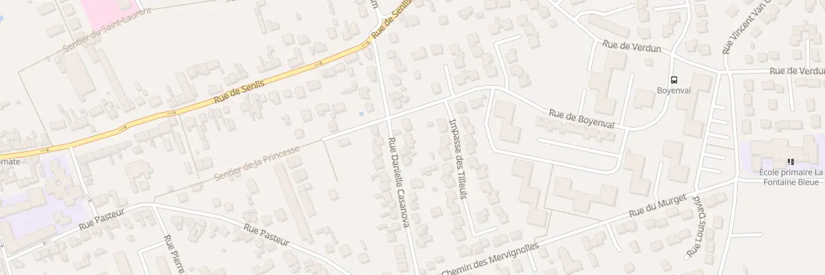 Plan du 17 Rue Daniele Casanova à Beaumont-sur-Oise