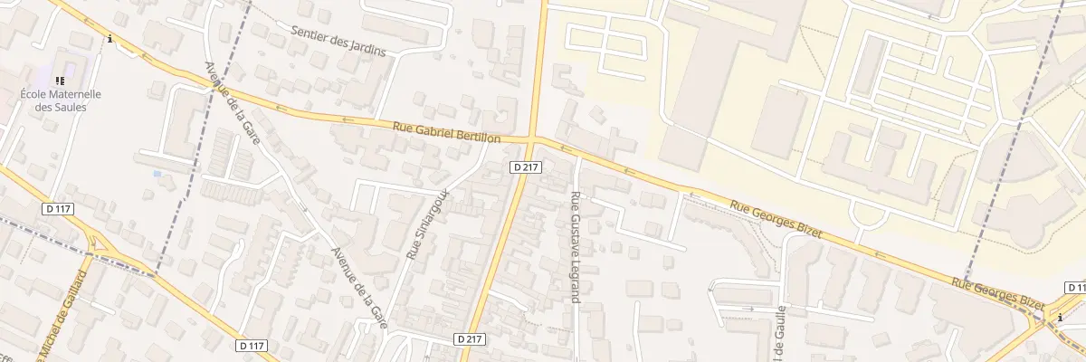 Plan du 13 Rue Pdt Francois Mitterrand à Longjumeau