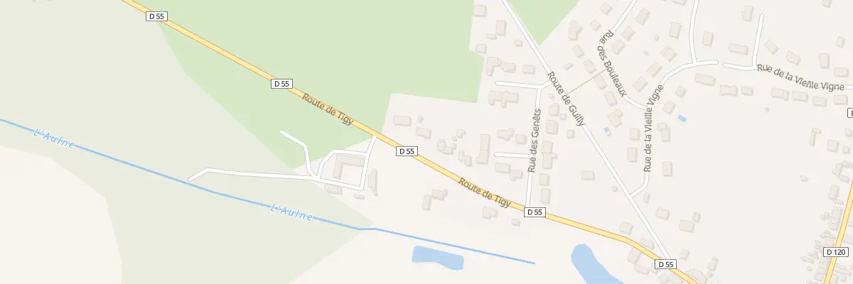 Plan du 42 Rte de Tigy à Viglain