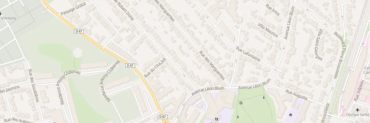 Plan du 18 Rue Robert Doisy à Antony