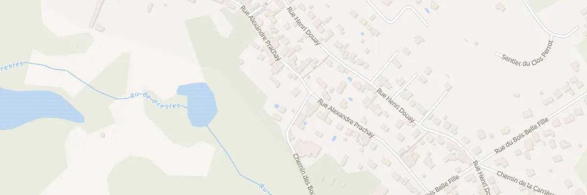 Plan du 57 Rue Alexandre Prachay à Presles