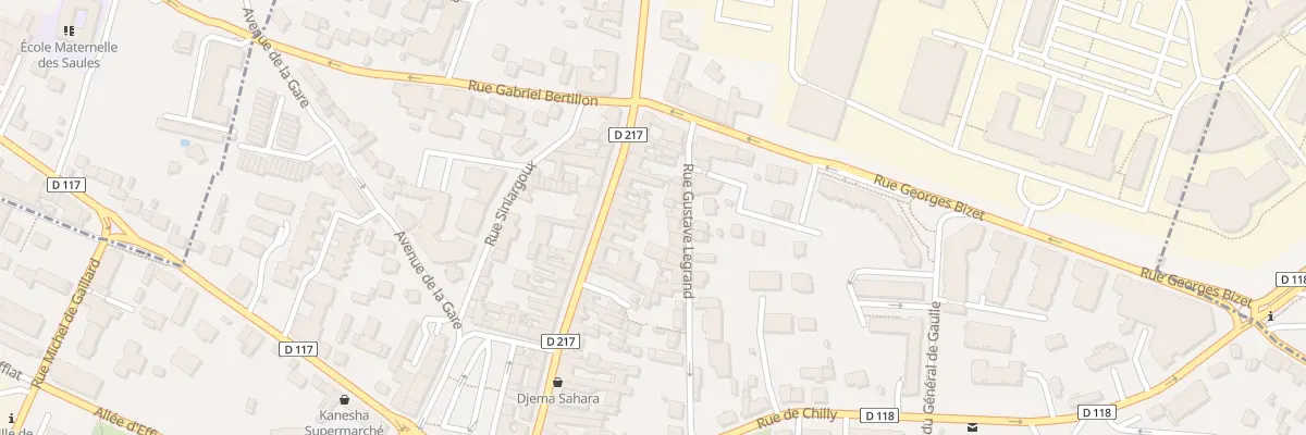 Plan du 21A Rue Pdt Francois Mitterrand à Longjumeau