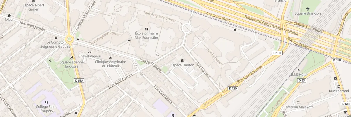 Plan du 112 Rue Sadi Carnot à Vanves
