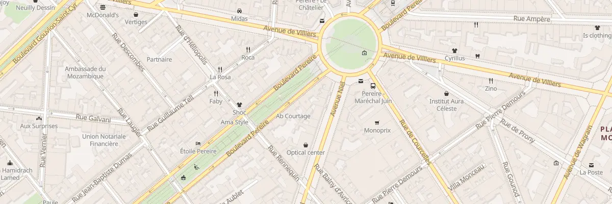 Plan du 131 Bd Pereire à Paris 17e Arrondissement