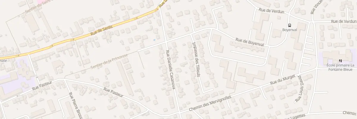 Plan du 21 Rue Daniele Casanova à Beaumont-sur-Oise