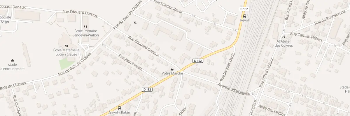 Plan du 20 Rue du Docteur Babin à Brétigny-sur-Orge