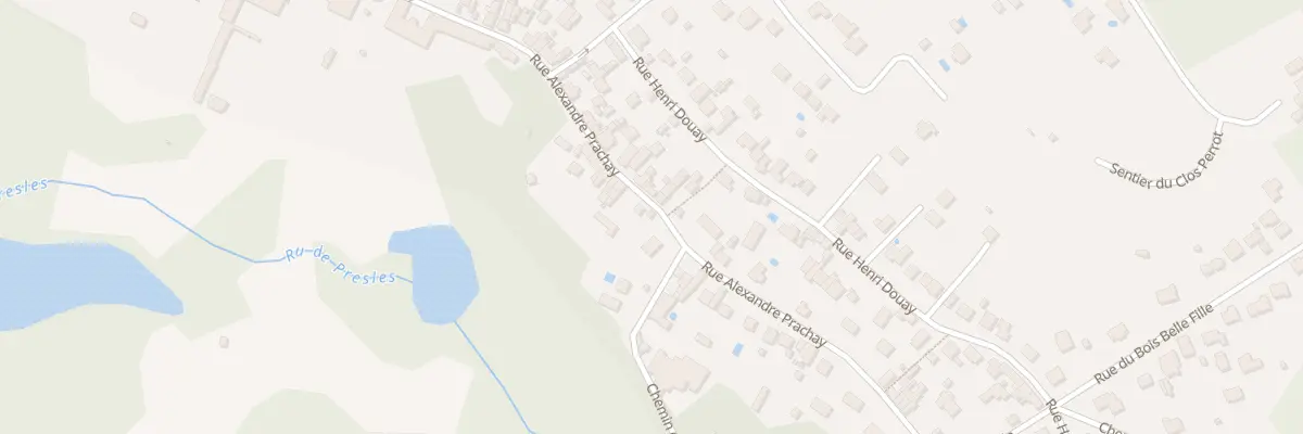 Plan du 61 Rue Alexandre Prachay à Presles