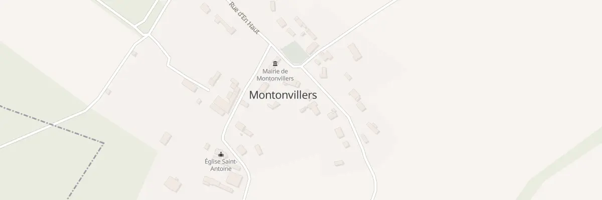 Plan du 5001B Rue de la Marette à Montonvillers