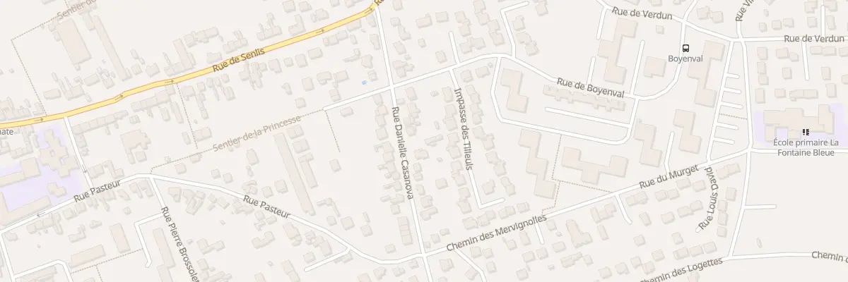 Plan du 23 Rue Daniele Casanova à Beaumont-sur-Oise