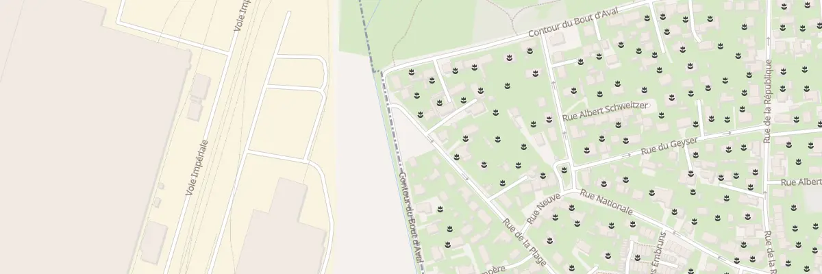 Plan du 56 Rue du Ctr du Bout d’Aval Fm à Dunkerque