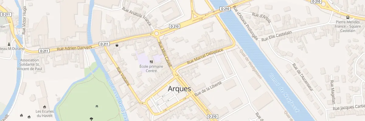 Plan du 3 Rue Marcel Delaplace à Arques