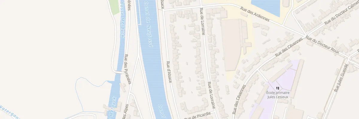 Plan du 32 Rue d’Alsace à Arques