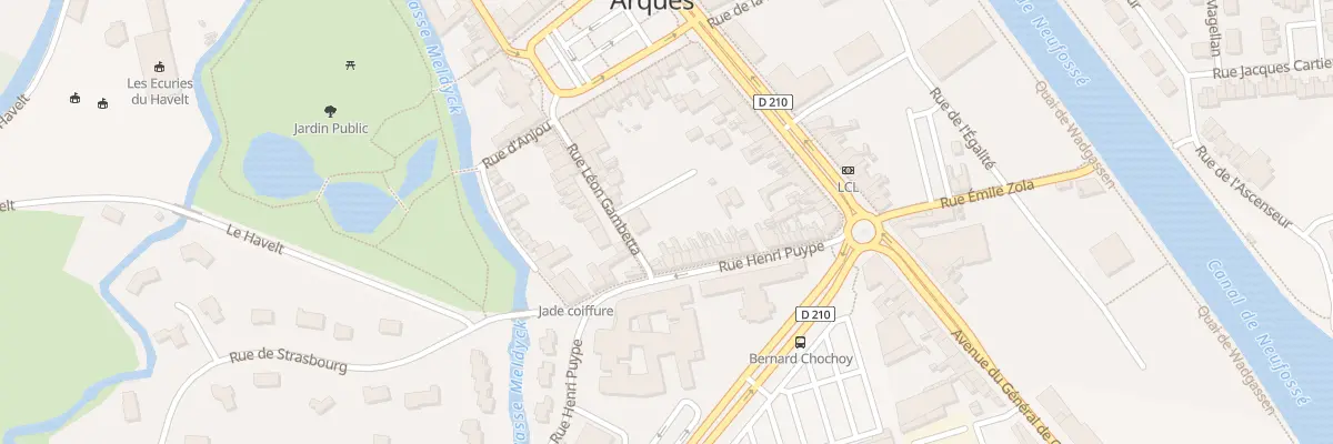 Plan du 34 Rue Henri Puype à Arques