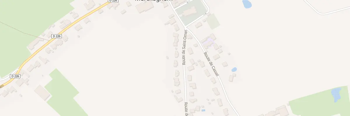 Plan du 72 Rte de St Omer à Merckeghem