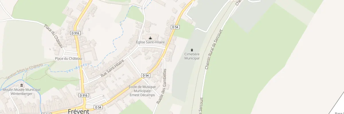 Plan du 42 Rue des Lombards à Frévent
