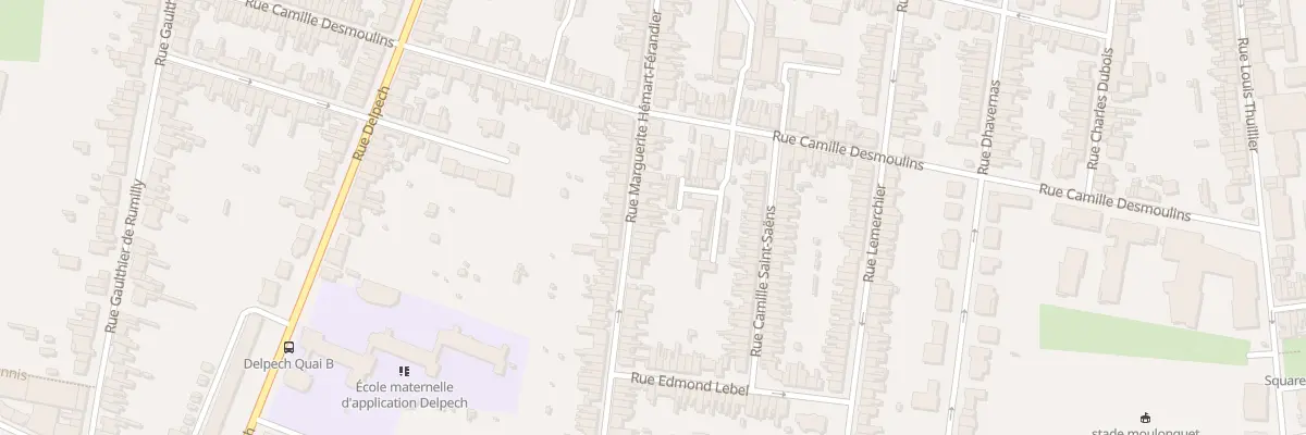 Plan du 61 Rue Margueri Hemart Ferandier à Amiens