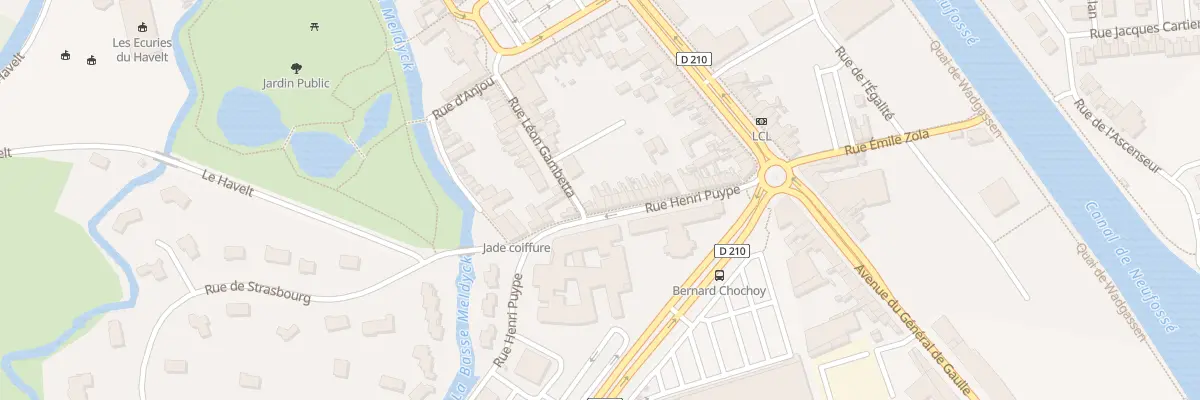 Plan du 38 Rue Henri Puype à Arques