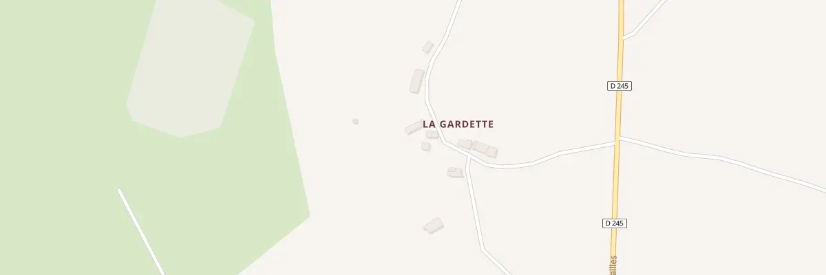 Plan du 5174 La Gardette à Saint-Palais